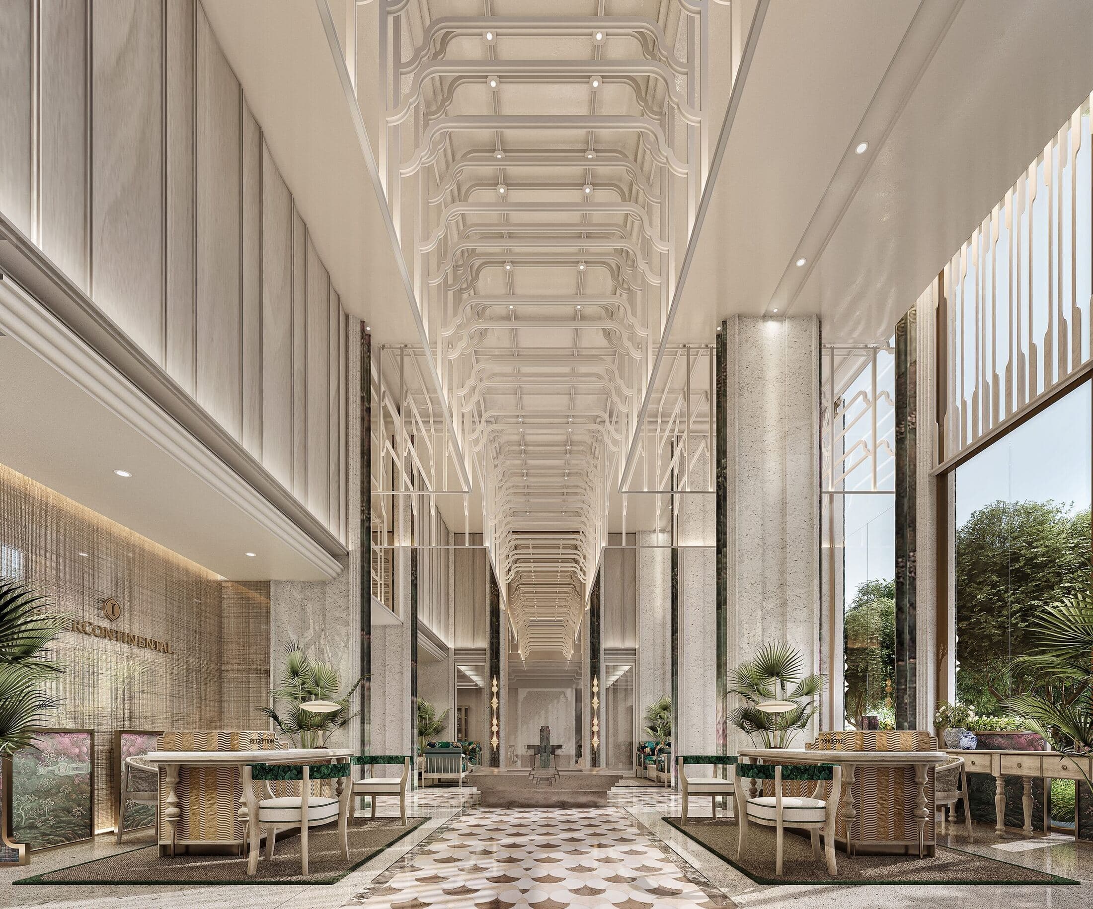 Лобби резиденций InterContinental
